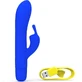 B Swish Bwild Bunny Infinite Classic Rechargeable Vibrator Silicone Blue