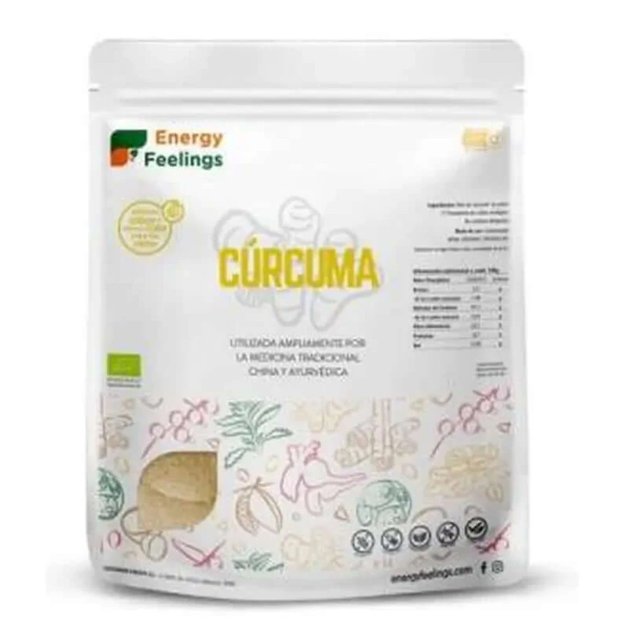 Energy Feelings Curcuma pulbere 1Kg. Eco Vegan Sg