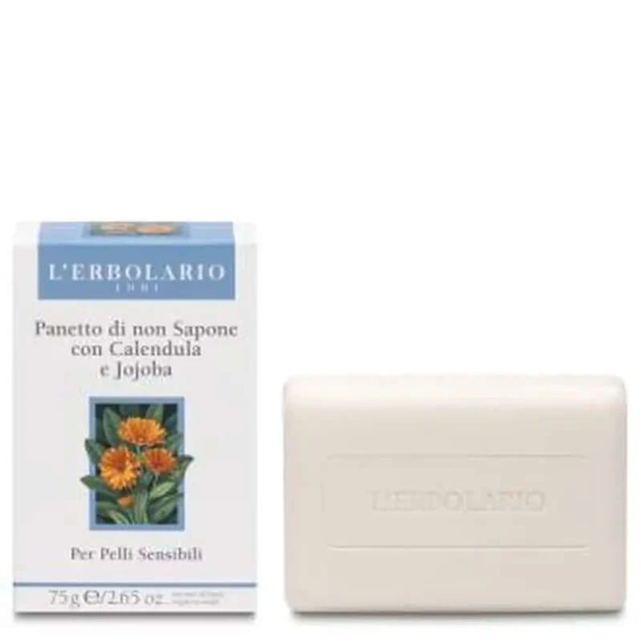 L'Erbolario Zeep Zonder Zeep Gezichtszeep Calendula Jojoba Past 75Gr