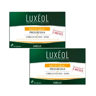 Luxeol Anticaida Progressive, Pack 2 x 90 tablets