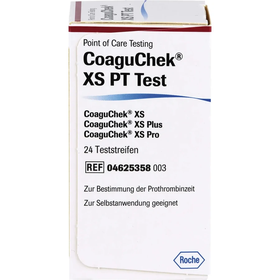 INR test strips for CoaguChek XS, 24 pieces, Roche