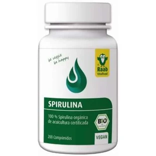 Raab Vitalfood Spirulina Seaweed 200Caps Bio Sg Vegan