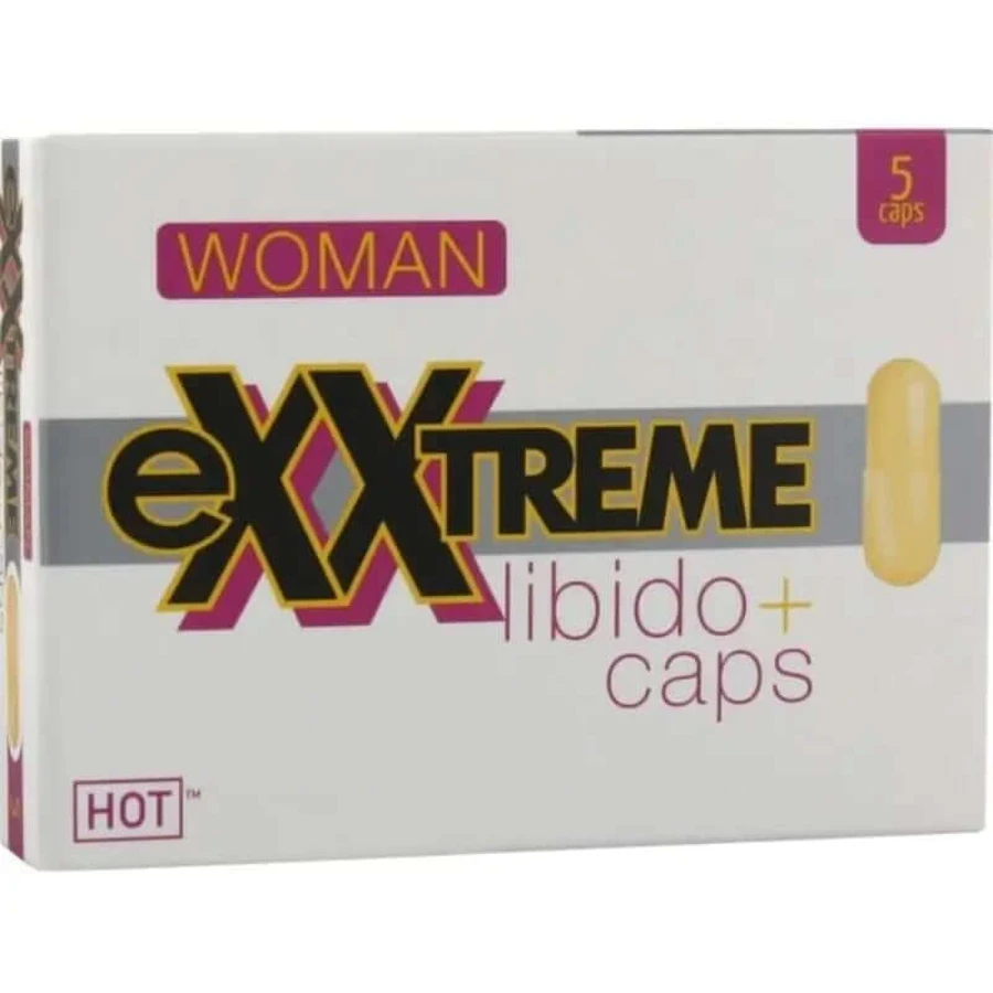 Hot Cápsulas Aumento De Líbido, 5 Cápsulas