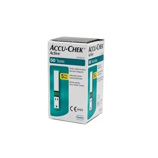 Teststrips voor bloedglucose Accu-Chek Active, 50 stuks, Roche