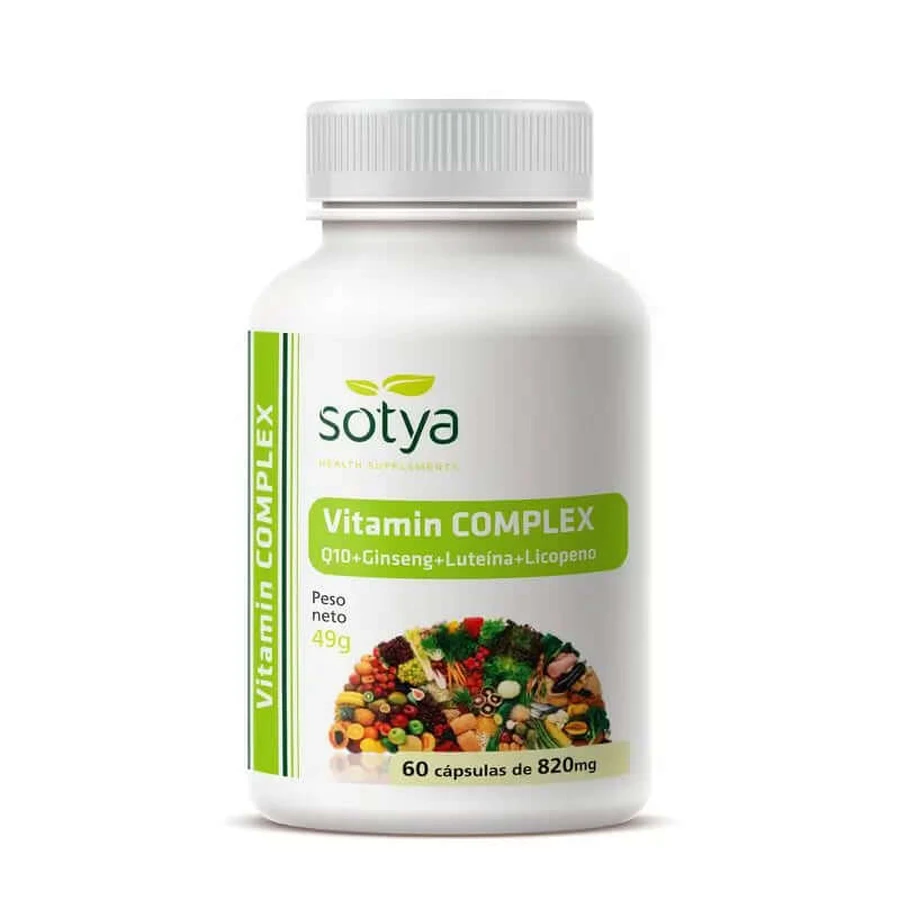 Sotya Vitamin Complex 820 Mg., 60 Cápsulas