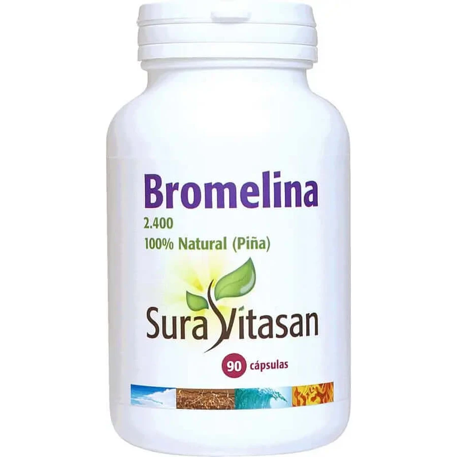 Sura Vitas Bromelina Natural 500 Mg, 90 Cápsulas