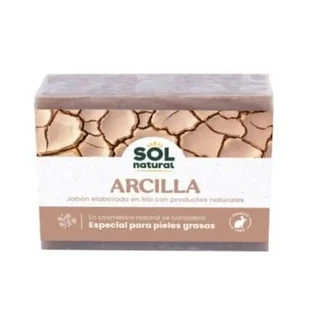 Solnatural Jabon En Pastilla De Arcilla Acne 100Gr