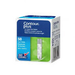 Contour Plus Blood Glucose Tests, 50 pieces, Ascensia Diabetes Care