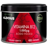 Aldous Bio Vitamin B12 mit Folsäure, 400 Tabletten