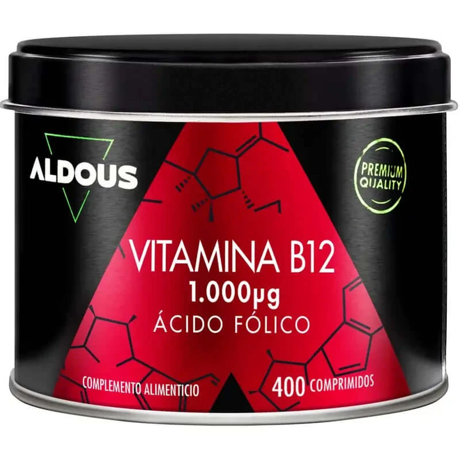 Aldous Bio Vitamin B12 With Folic Acid , 400 tablets