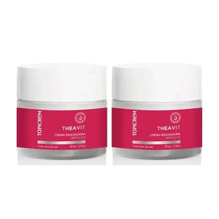 Topicrem Ah Theavit Vernieuwende Crème, verpakking 2 x 50 ml