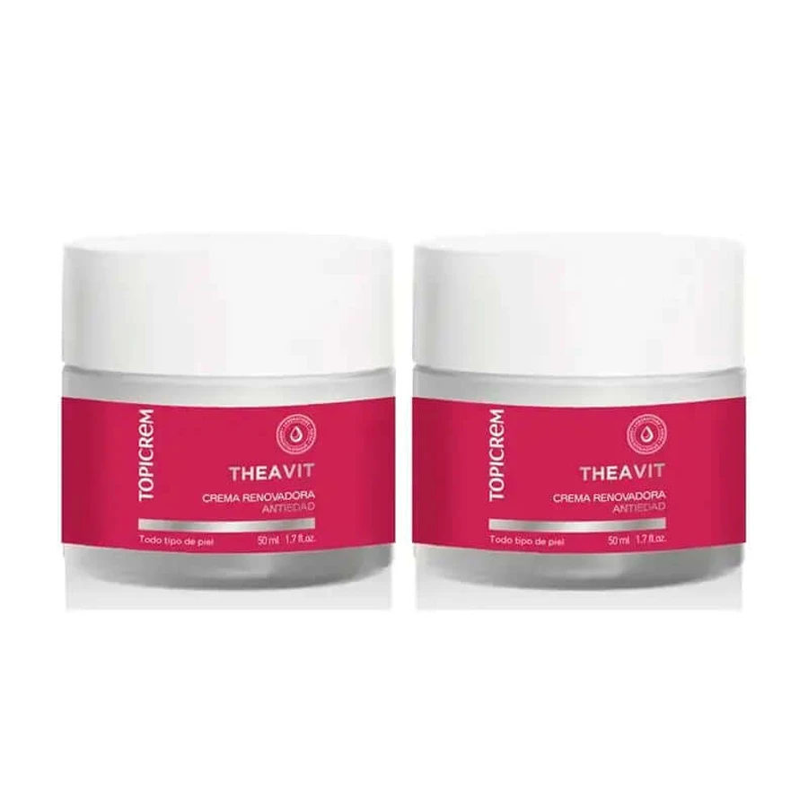 Topicrem Ah Theavit Vernieuwende Crème, verpakking 2 x 50 ml