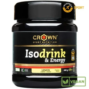 Crown Sportvoeding Isodrink & Energy Citroen , 640 g / 20 shots 400 ml