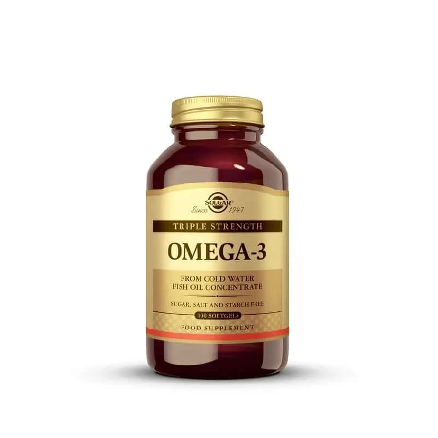 Solgar Omega-3 Triple Concentración, 100 cápsulas
