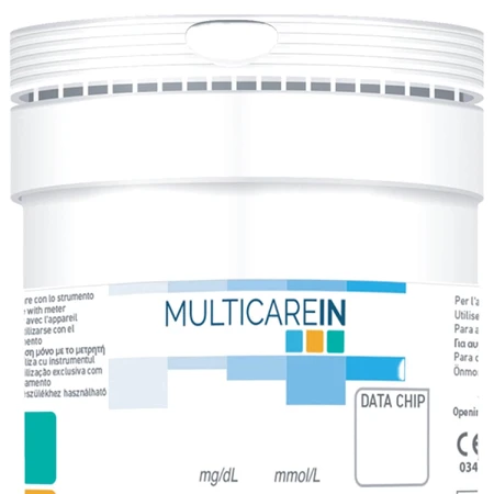 Multicare cholesterolteststrips, 25 stuks, Biochemical System
