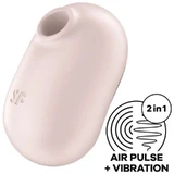 Satisfyer Pro To Go 2 stimulator en vibrator dubbel beige