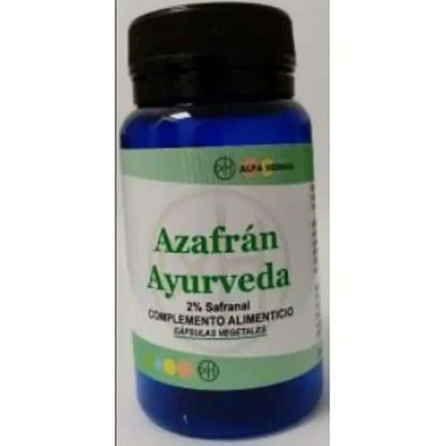 Alpha Herbal Saffron Ayurveda 50 Vegan Capsules