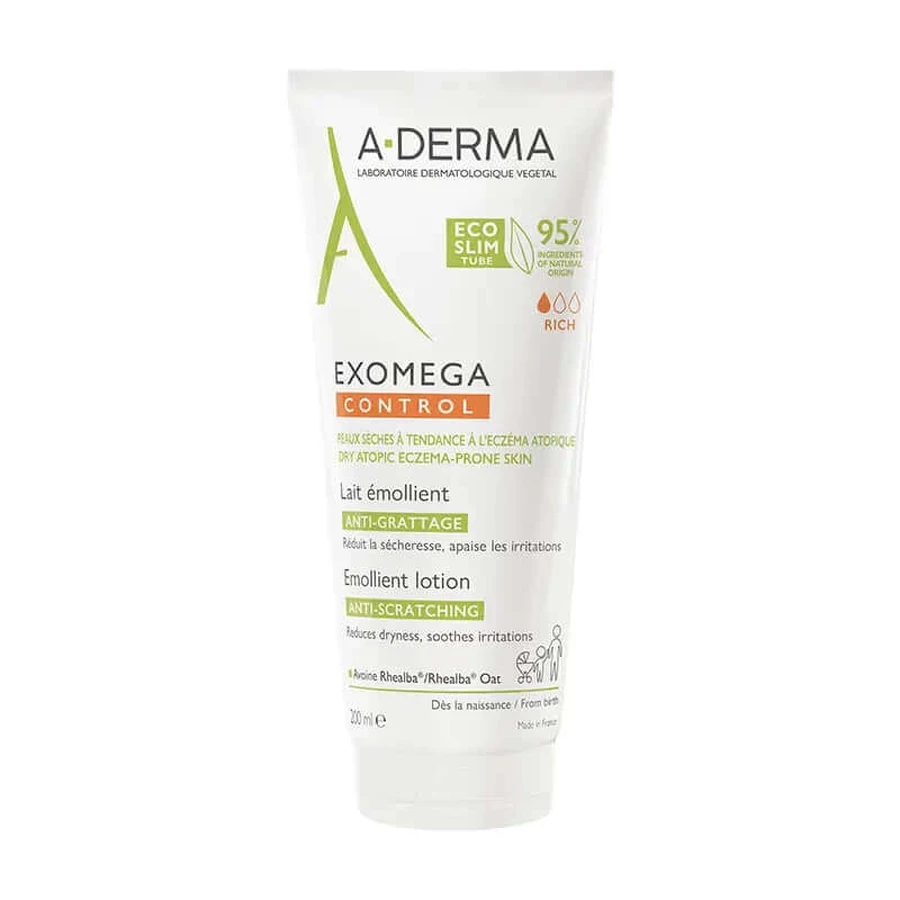 A-Derma Exomega Control Emollient-Milch 200 ml