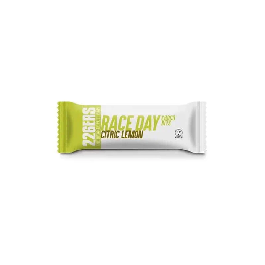 226Ers Race Day Bar Barre énergétique Choco Bits Lemon, 40 grammes