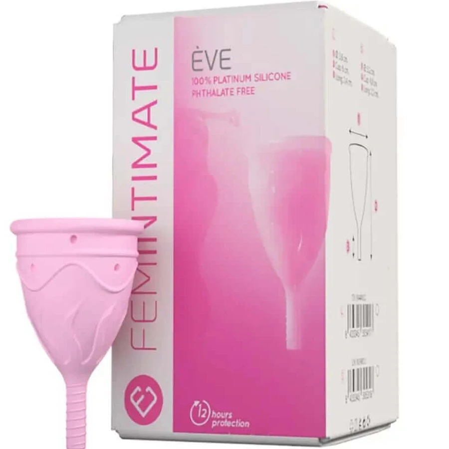 Femintimate Eve neue Menstruationstasse Silikon Größe S