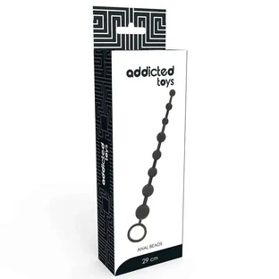 Verslaafd Speelgoed Anaal Kralen 29Cm Zwart