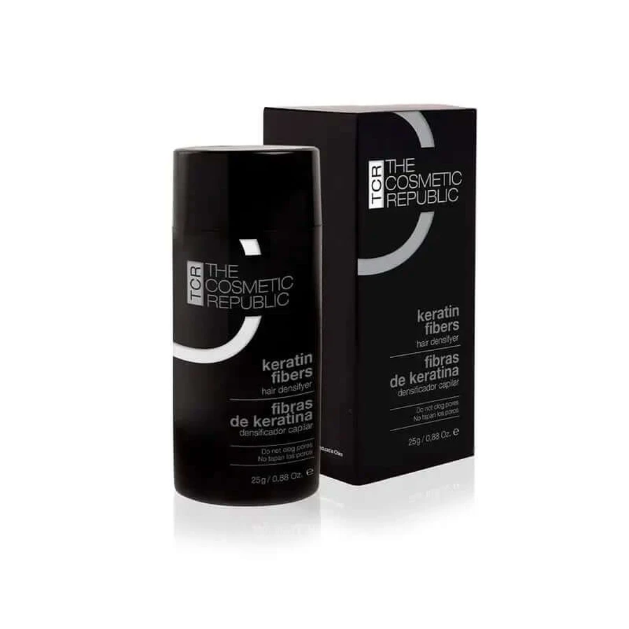 The Cosmetic Republic Fibras capilares Keratin Fibers Rubio Claro, 25 gr
