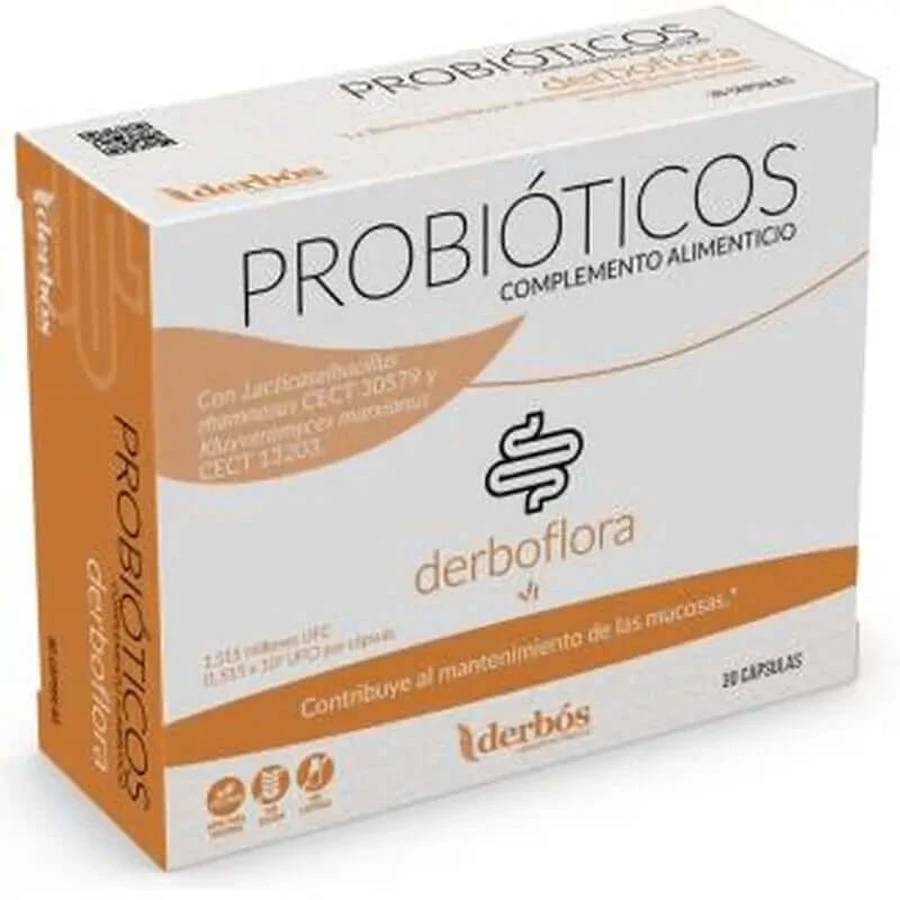 Derbos Probiotics Derboflora 30 Capsules