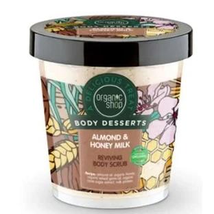Organic Shop Exfoliërende Scrub Corp Stimul Amandel-Melk-Honing 450Ml