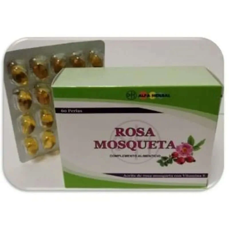 Alpha Herbal Hagebutte 60Perlen