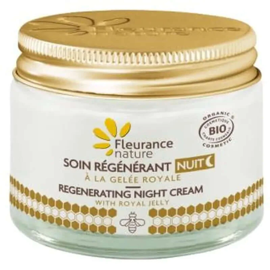 Fleurance Nature Crema Notte Rigenerante con Gelatina 50Ml Bio