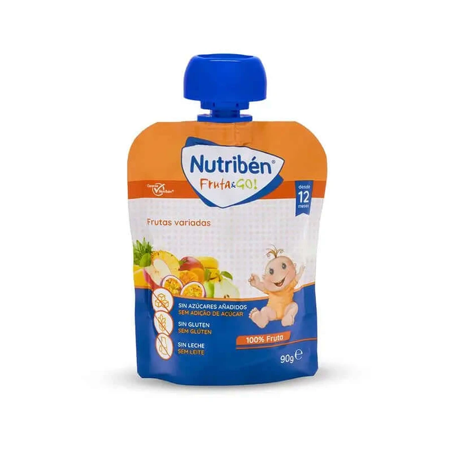 Nutriben Fruta&Go Assortierte Früchte 90 Gramm
