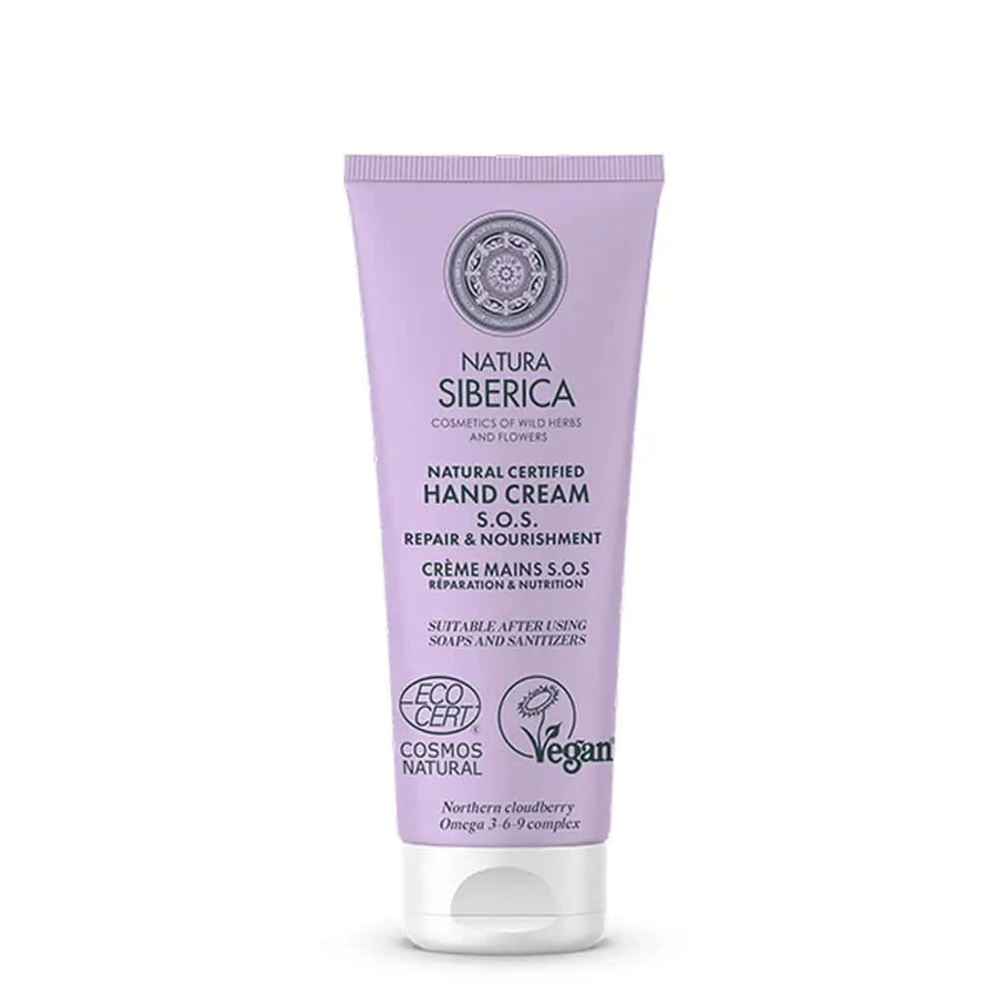 Natura Siberica Sos Handcrème Reparatie en Voeding, 75 Ml