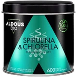 Aldous Chlorella en Spirulina Premium Biologisch, 600 eenheden