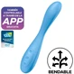 Satisfyer Connect G-Spot Flex 4+ Multi Vibrador App - Azul