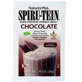 Natures Plus Spiru-Tein Chocolade, 28 g, Enveloppen