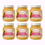 Babybio Fruits with Cereals, Pack 6 x 130 grams