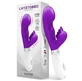 Latetobed Sliper Silicone Purple Bunny Vibrator
