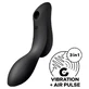 Satisfyer Air Pulse Curvy Trinity 2 Stimulator & Vibrator - Zwart