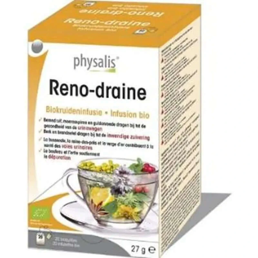 Physalis Reno-Draine Infusion 20 Filters Bio