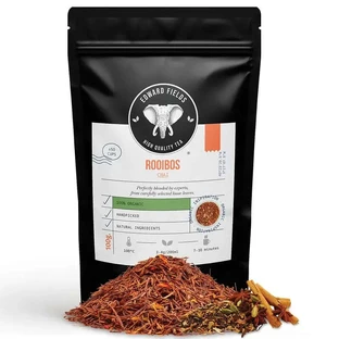 Edward Fields Infuzie de ceai Rooibos Chai Latte Organic vrac 50 cești de ceai ceai gratuit , 100 grame