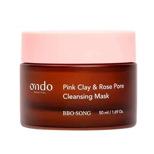 Ondo Beauty 36.5 Rosa Tonerde & Rose Poren-Reinigungsmaske Bbo-Song, 50 ml