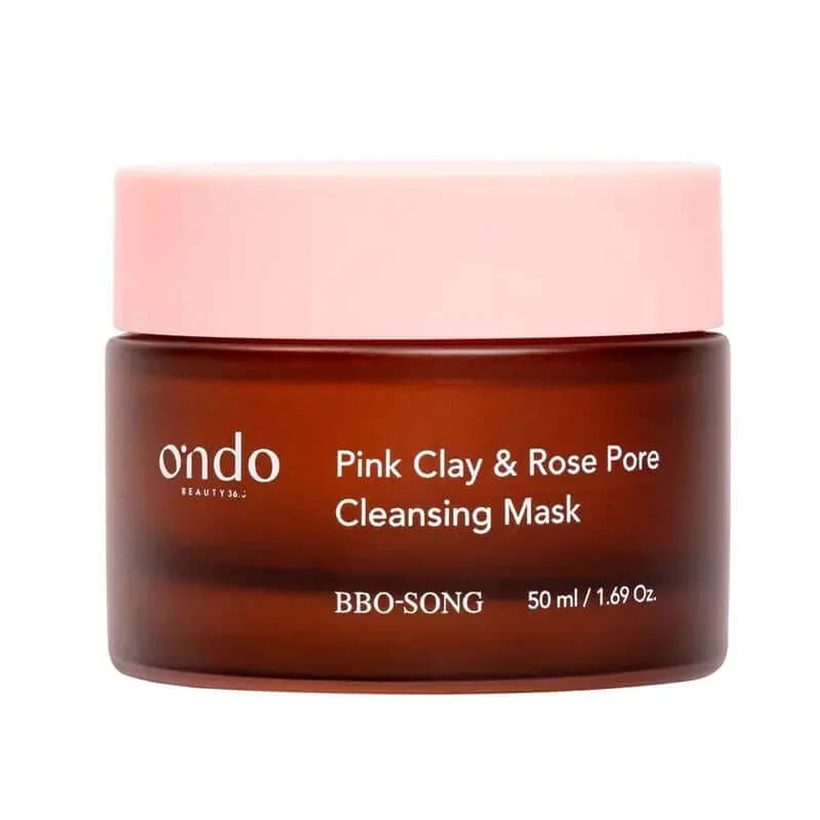 Ondo Beauty 36.5 Rosa Tonerde & Rose Poren-Reinigungsmaske Bbo-Song, 50 ml