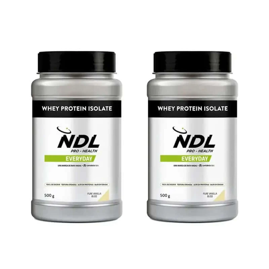 Ndl Pro-Health Whey Protein Isolate - Isolated Protein, Pure Vanilla Bliss , 2X500 G