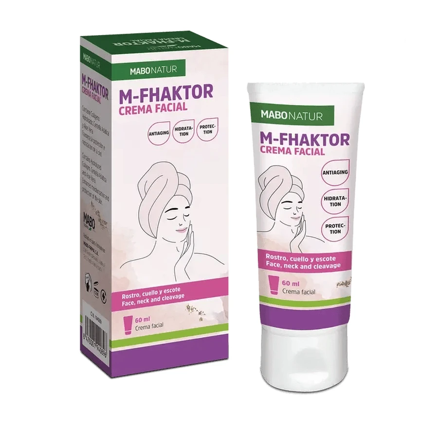 Mabonatur M-Fhaktor Crema viso e décolleté, 60 ml