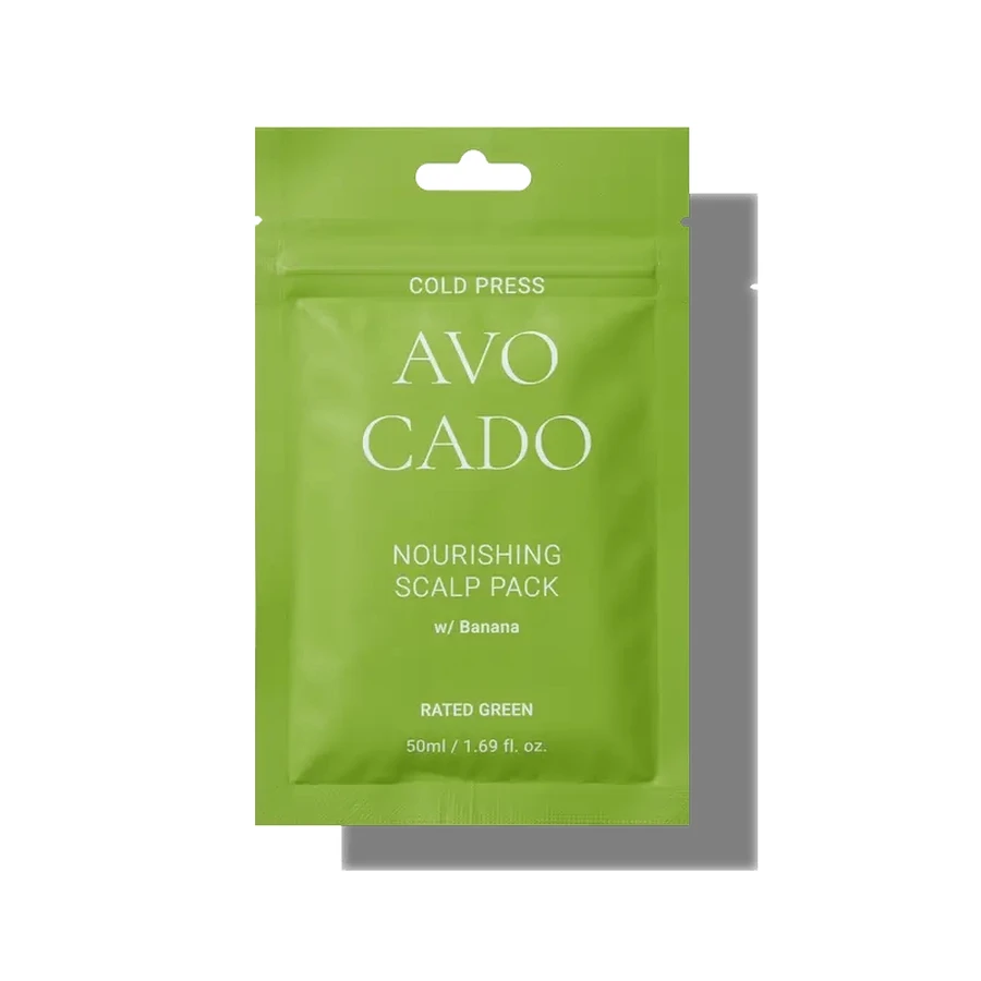 Rated Green Cold Press Avocado Avocado Nourishing Scalp Pack, 50 ml