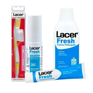 Lacer Pack Fresh (Mouthwash + Toothpaste + Gel + Spray)