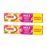 Corega Duplo Max Fixing + Comfort Fixing Cream for Dentures, 2 x 70 g