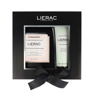 Lierac Hydragenist Rehydraterende Verhelderende Crème + Exfoliërend Masker, 125 ml
