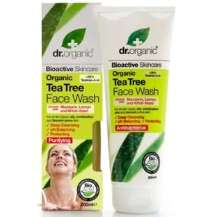 Dr.Organic Tea Tree Facial Cleanser Fettige Haut, 200 ml