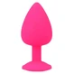 Intense Anal Toys Shelki L Anal Plug Fuchsia